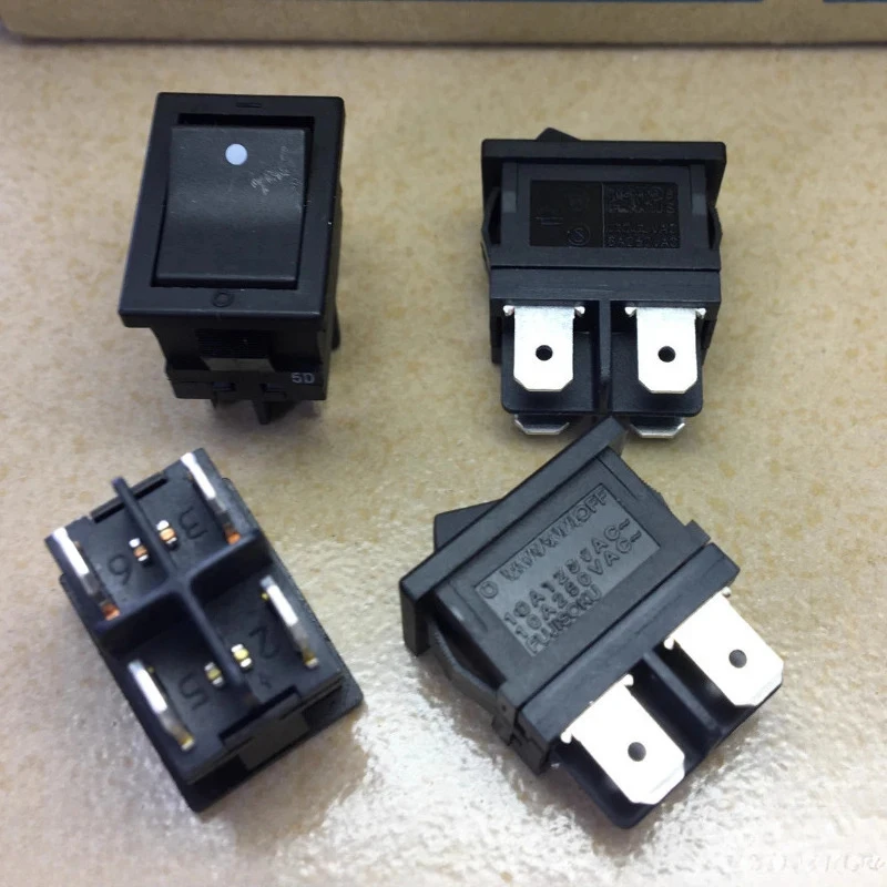 SLE210K boat type switch with two gears and four foot rocker button toggle switch