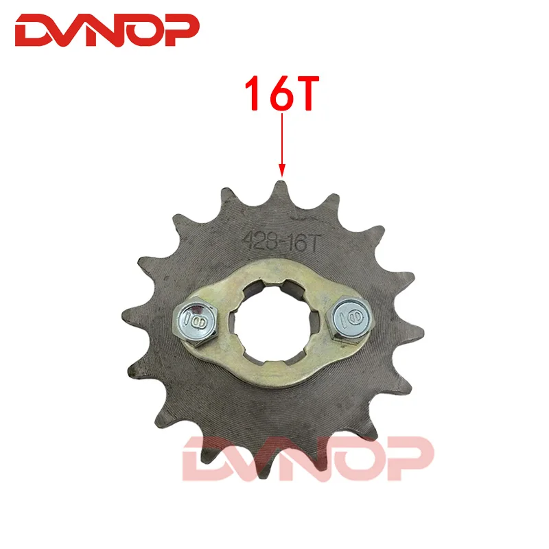 Motorcyce Front sprocket 428  14T 15T 16T 17T  Teeth  20mm Chain Sprocket With Retainer Plate Locker