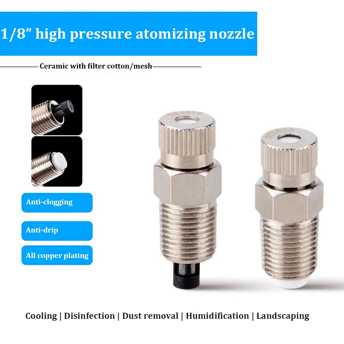 High Pressure 30 Bar 1/8