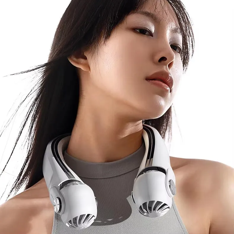 IFINE 2024, лучшая цена, портативный шейный вентилятор, перезаряжаемый безлопастной турбо-охлаждающий подвесной вентилятор, электрический источник, пластик, Новое поступление