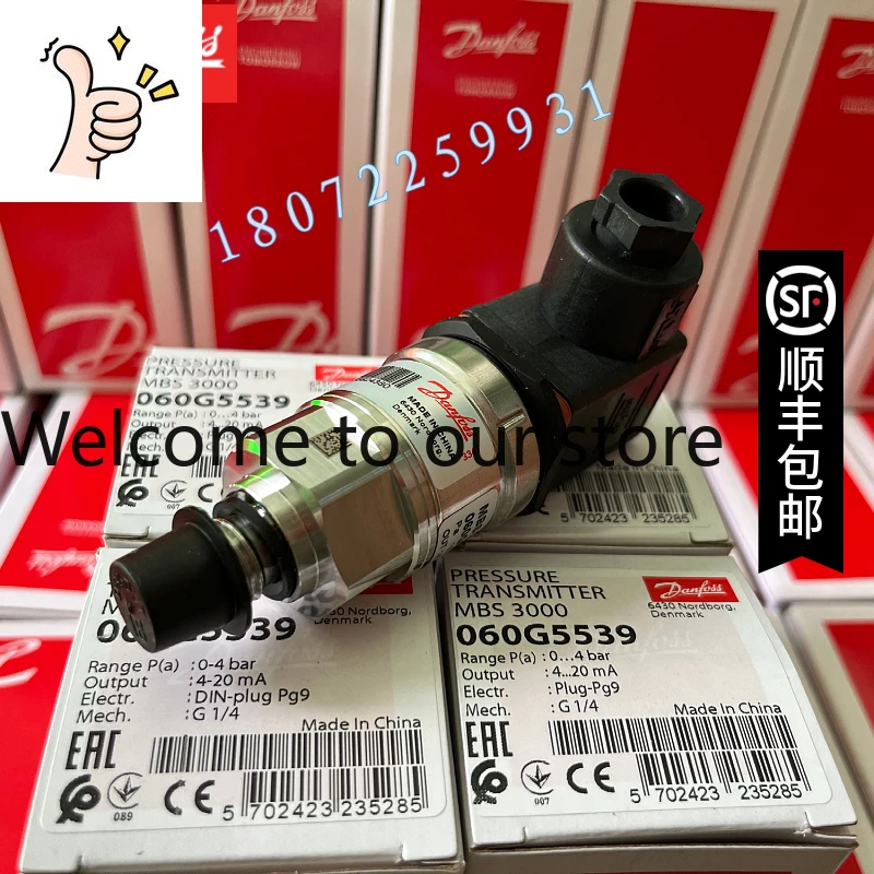 Danfoss Pressure Transmitter MBS3000 060G1457 G5539 060G3801 060G1542 3596