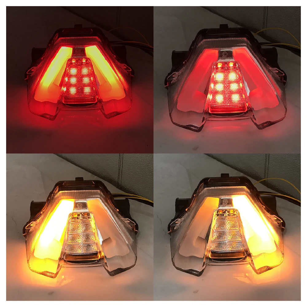 Fits for Yamaha MT 07 MT07 ABS MT-07 FZ-07 2021 2022 2023 2024 Motorcycle LED TailLight Brake Turn Signal Integrated Tail Lights