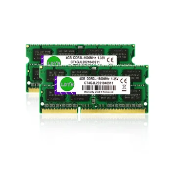 DDR3 DDR3L 4GB 8GB 16GB portátil Ram 1066mhz 1333mhz 1600Mhz 1866Mhz PC3 10600S 12800S DDR3L 204Pin 1,35V memoria SODIMM para ordenador portátil 1