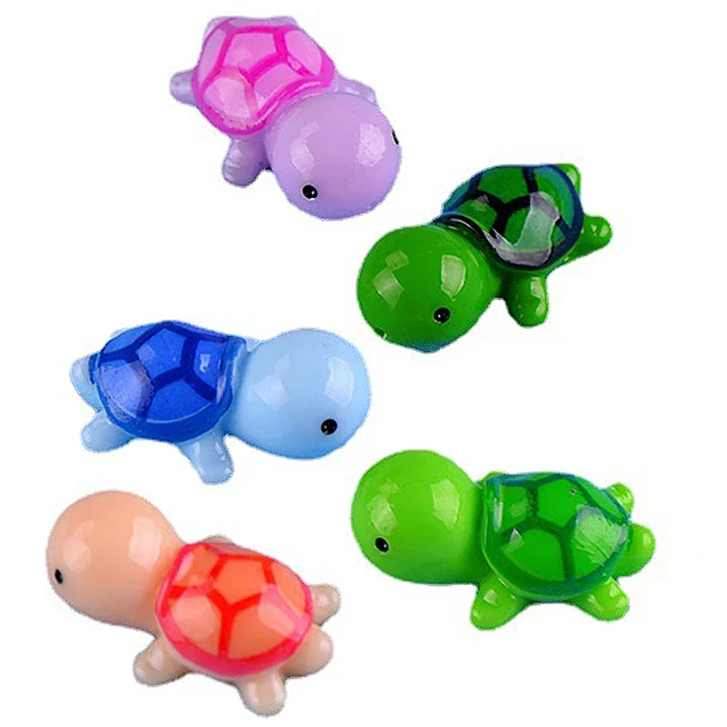 4PCS Sea Turtle Animal Miniatura Garden Home Bonsai Decoration Miniature Resin Craft Ornaments Micro DIY Kawaii Decor
