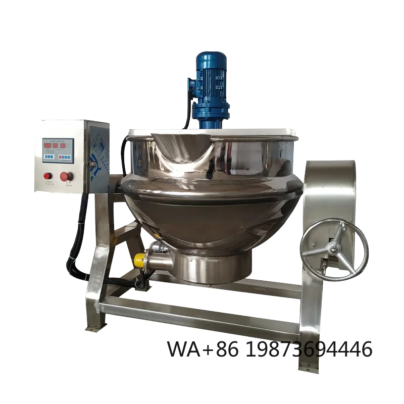 50L-500L multifunctional jacketed kettle, steam heating for sauce frying and prep