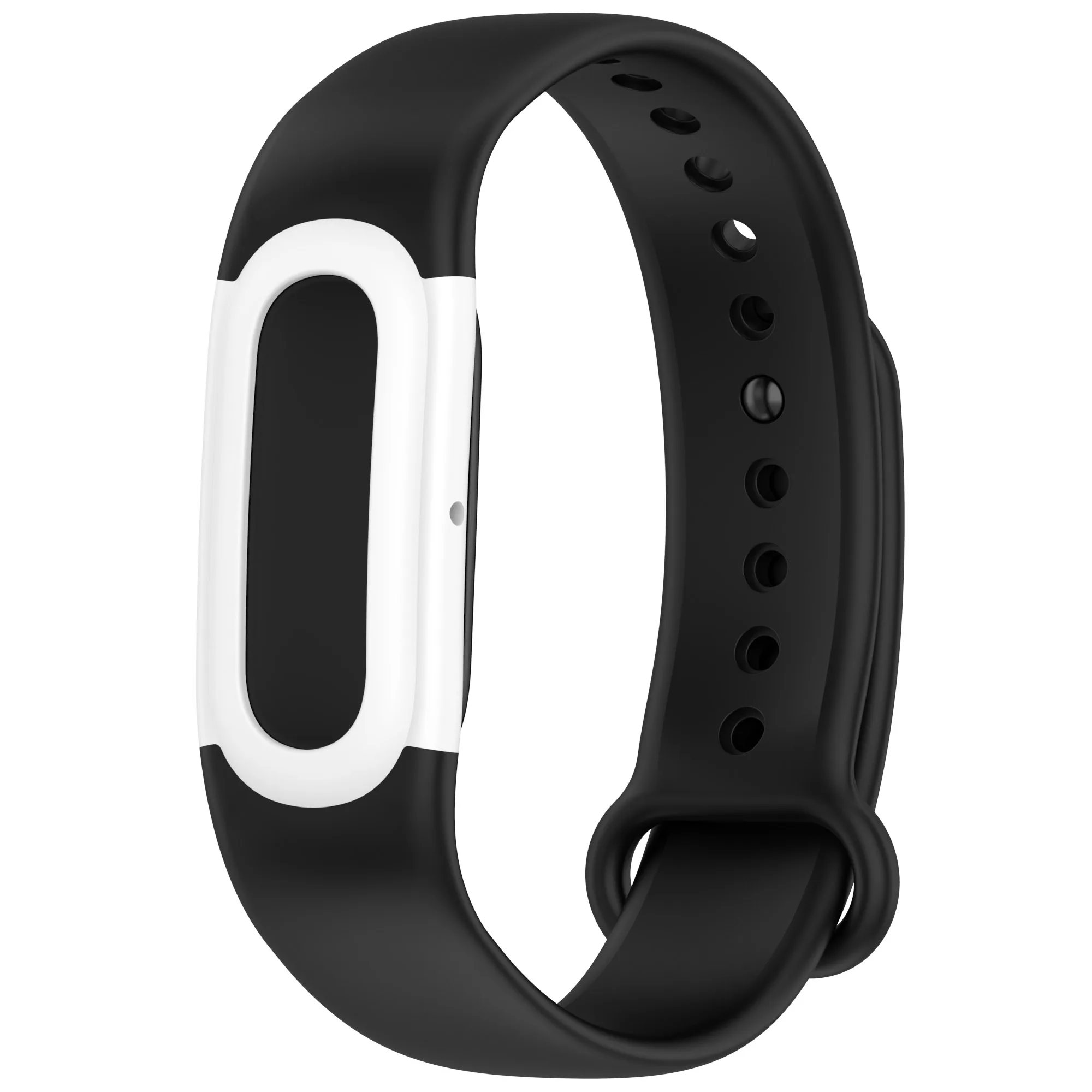 Silikon + Nylon Sportuhrenarmband für Google Fitbit Air Armband Atmungsaktives Band Ersatz-Zubehör – Detail 1