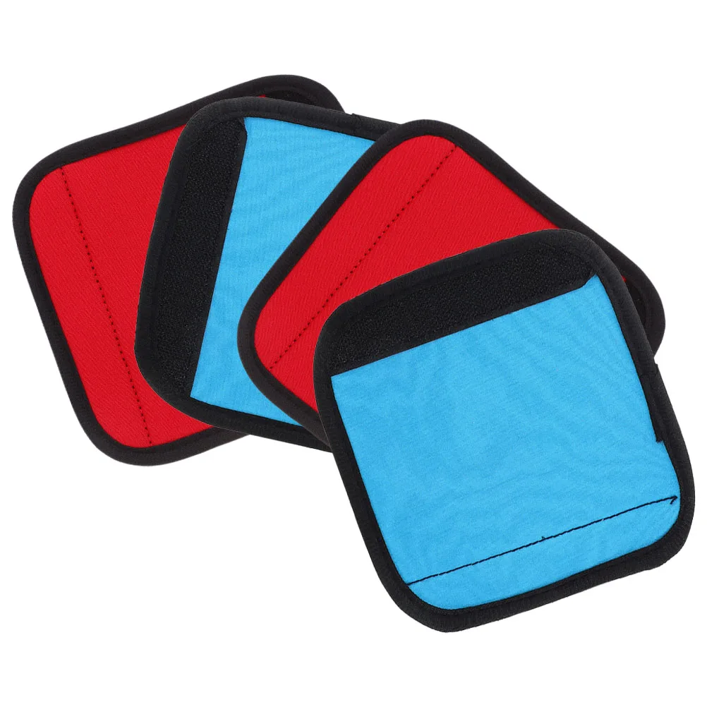 

4 Pcs Single Bar Jacket Bars Cover for Hip Thrusts Polyester Barbell Cushion Pad Child