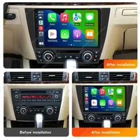 Inalámbrico para CarPlay Android Auto para BMW Serie 3 E90 E91 E92 E93 sistemas inteligentes Radio de coche GPS BT reproductor de vídeo Multimedia