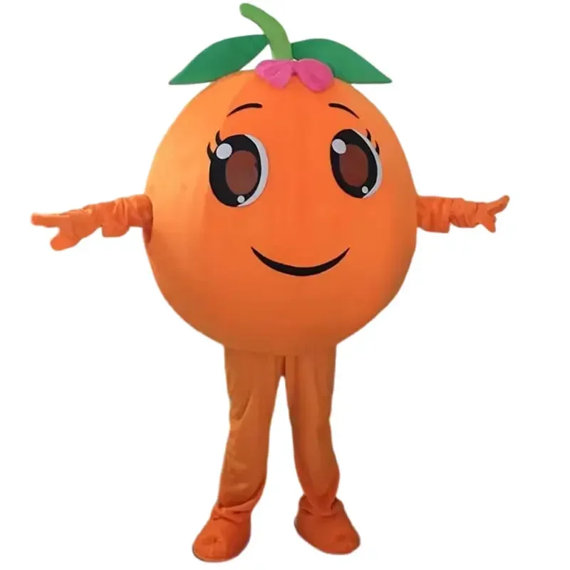 ผลไม้สีส้มการ์ตูนMascotเครื่องแต่งกายฮาโลวีนคอสเพลย์น่ารักตัวอักษรประสิทธิภาพชุดG433