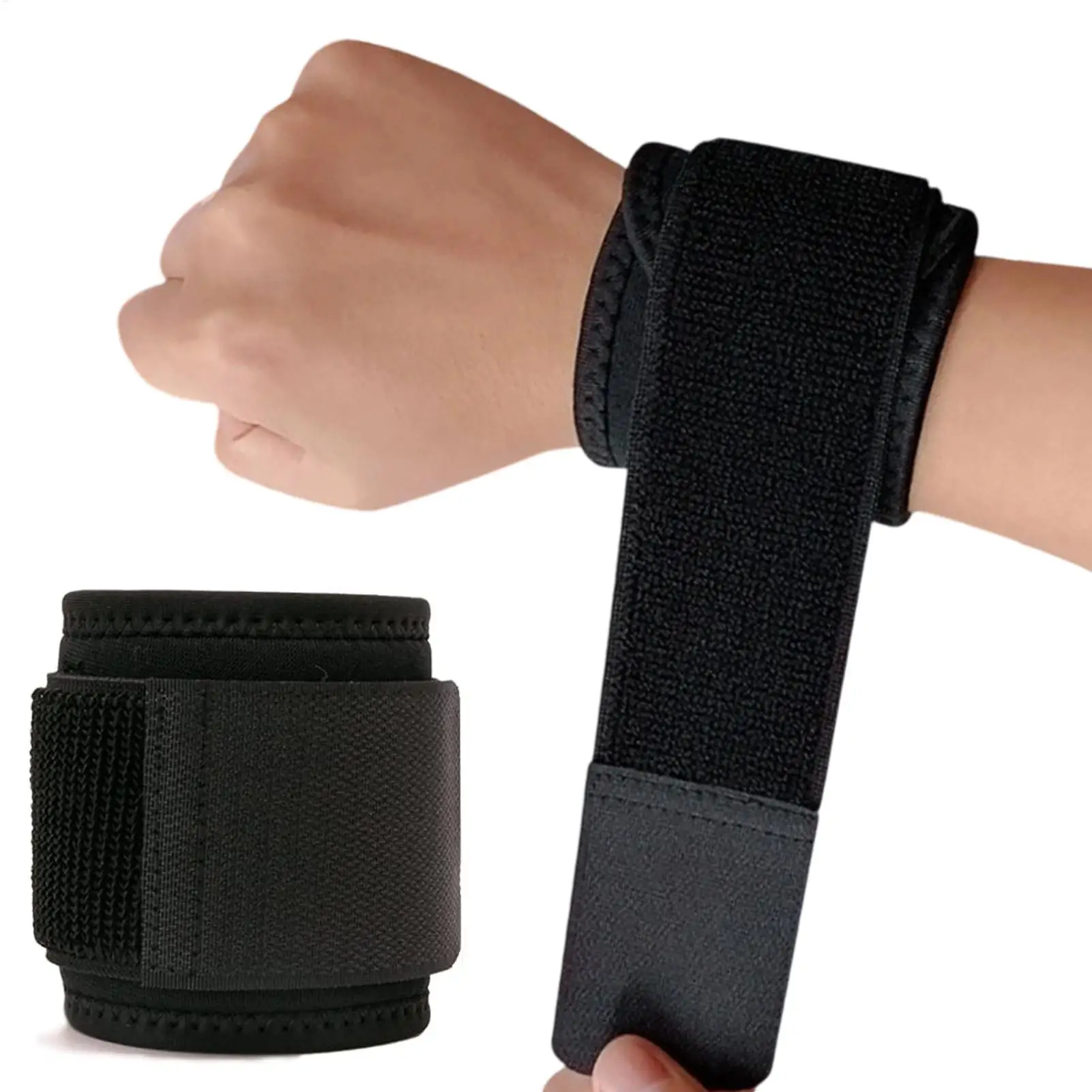 Wrist Support Brace Adjustable Hand Wrap Sports Wrist Wrap for Gym Weightlifting Tennis, Kids Adults Office Home Use ﻿