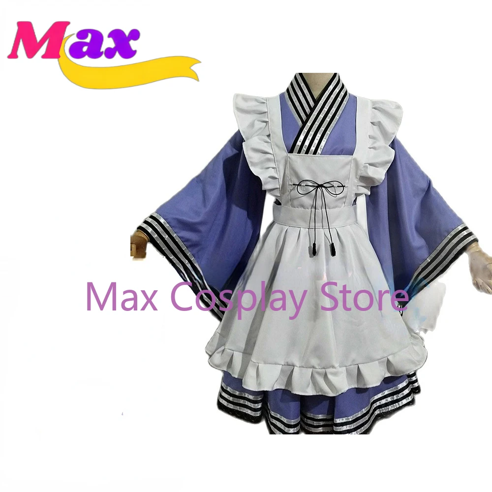 Max Anime Duel Monsters Laundry Dragonmaid Cosplay Costume Server Maid Dress Halloween Women Girls Party Gifts YXW