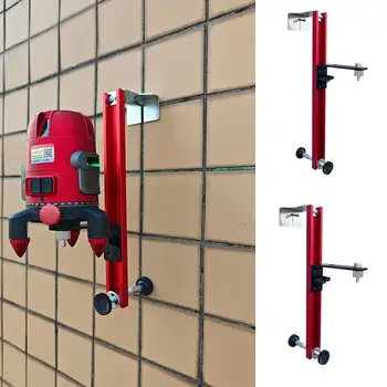 Wall mounted level holder aluminum alloy laser level stand adjustable construction materials stable triangle structure