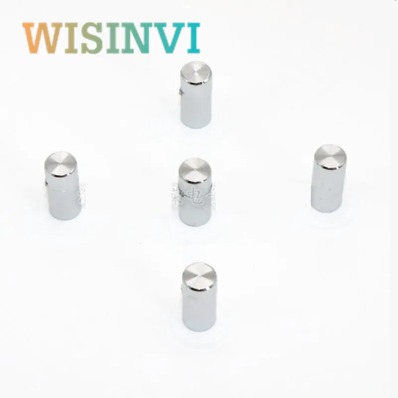 10PCS 7*15mm keycap light touch switch keycap plated silver black round hole 3.2mm plastic keycap