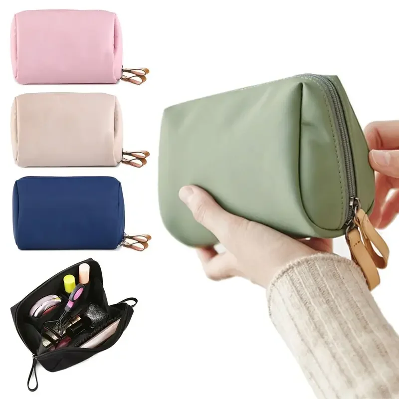 

1PC Portable Women Makeup Bag Cosmetic Bag Coin Pouch Storage Bag Mini Lipstick Bag Small Bag Toiletry Bag Organizer Case