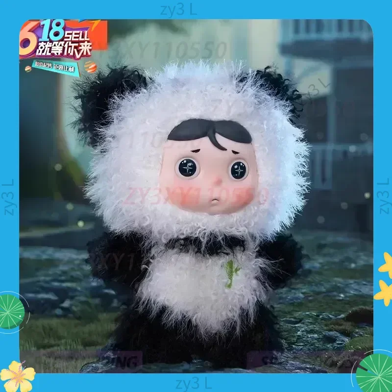 

2025 Authentic Hyeone Black Playful Forgotten Animal City Series Plush Toy Blind Box Decoration Item Girls Gift