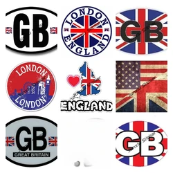 London England United Kingdom GB Vinyl Decals Bumper Stickers GB Accessories for Car Pickup National Flag Glue Sticker KK10cm