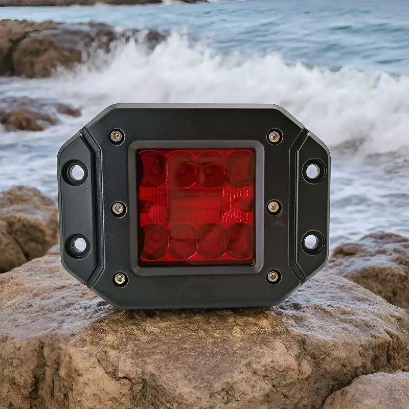 

5-дюймовая внедорожная светодиодная рабочая фара 12В-60В, точечный/рассеянный свет, 48Вт, встраиваемая автомобильная фара для Jeep, Volvo, 4Runner, Wrangler