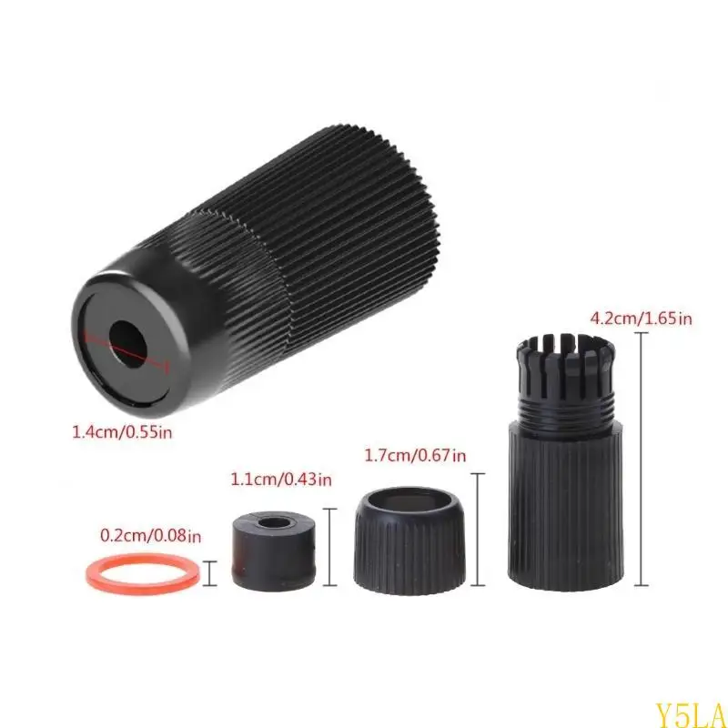 Y5LA 5PC RJ45 Couplers IP67 Ethernets Redes conectores cabos conectores cabeceiras retas cabos banda larga cabos