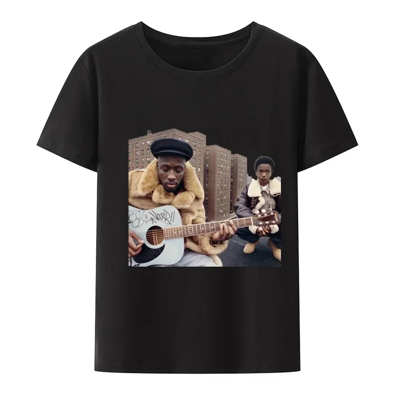 Die fugees T-Shirt Männer Vintage Hip Hop Reggae Fusion Soul Musik Lauryn Hill T-Shirt männlich Sommer ästhetische Kurzarm T-Shirts