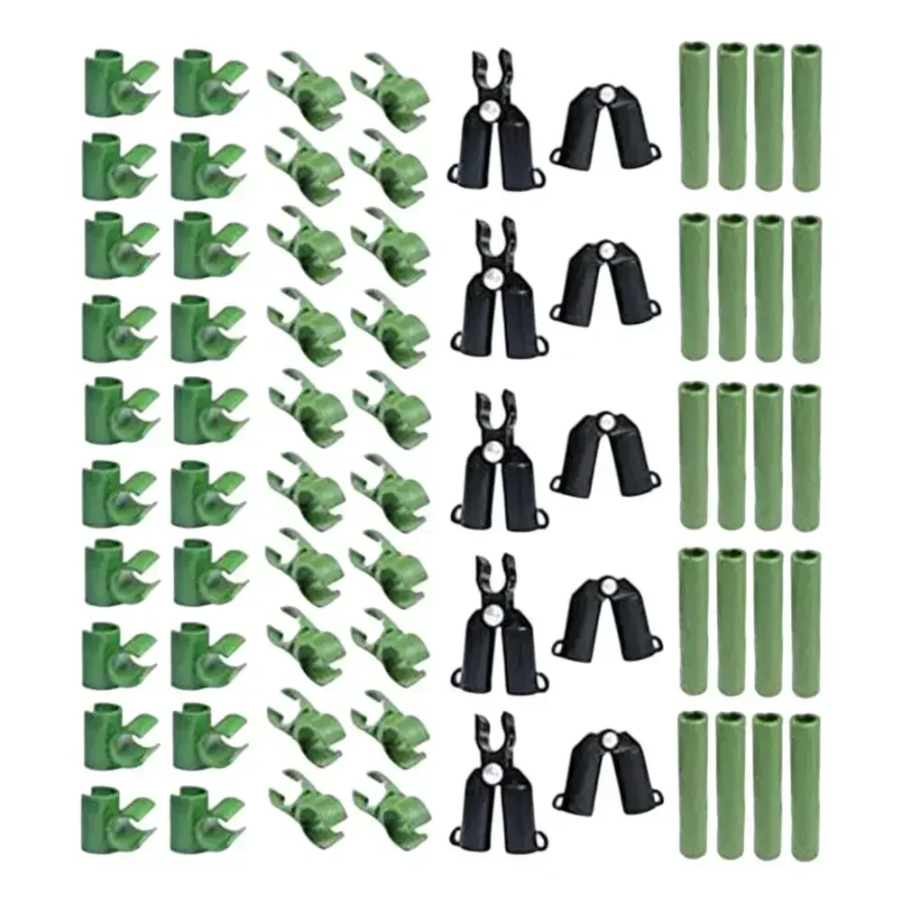 

Set of 70 Plastic Garden Trellis Clips for Adjustable Plant Support Suitable for Various Climbing Plants in Your Garden