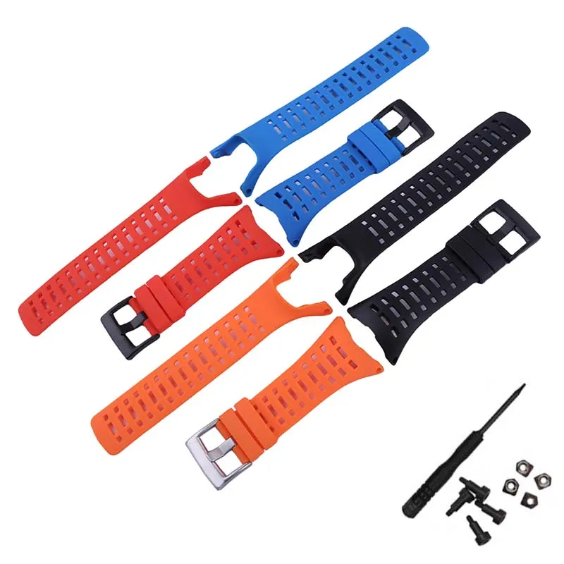 

Men and women Silicone watch strap accessories are compatible for SUUNTO Ambit1 2 3peak Outdoor Sports rubber wristband bracelet