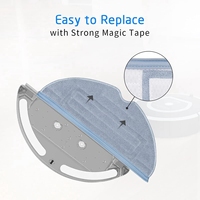 KEKA 5 Pcs Mop Pads For Xiaomi Roborock S 7 S7 Max T7S T7S Plus Robot Vacuum Replacement Accessories