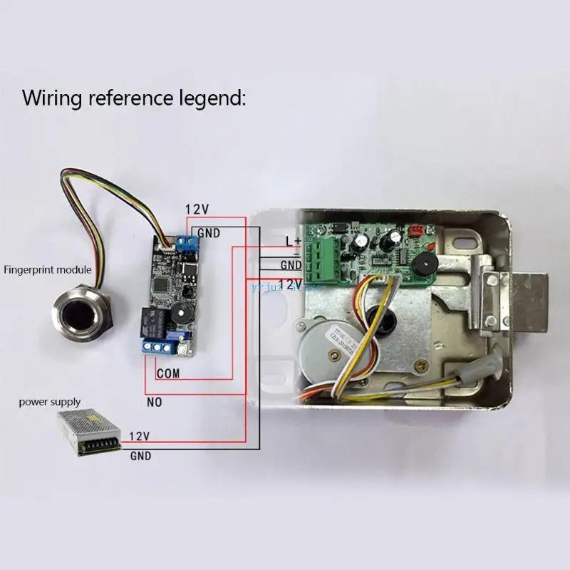

583D 1Set K202 DC12V Vingerafdruk Control Board + R503 Vingerafdruk Module