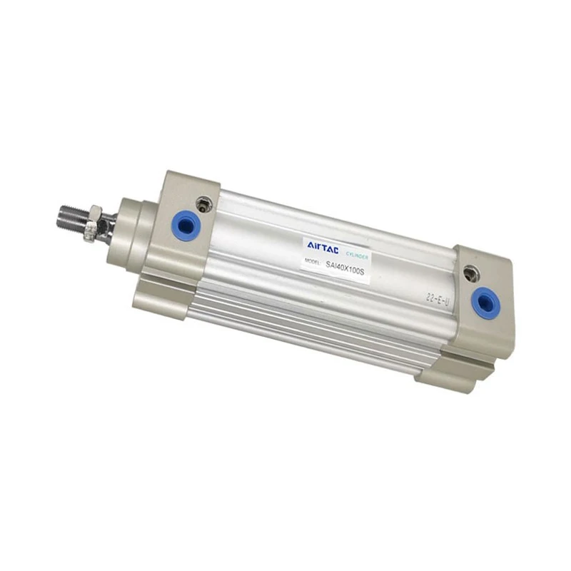 AirTAC SAI32/40/50/63/80/100/125/160/200mm Bohrung Standard-Druckluftzylinder 25-1000mm Hub Pneumatischer Kolbenhub – Detail 3