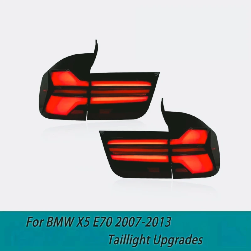 ZF-T Montaje de luz trasera para BMW X5 07-13 E70, luz LED de freno de conducción modificada, nuevo