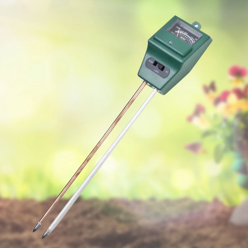 3 in 1 Soil Moisture Tester Garden Hygrometer Soil PH Tester Plant Fertile Measure Device Acidity Meter For Garden Plant Tool