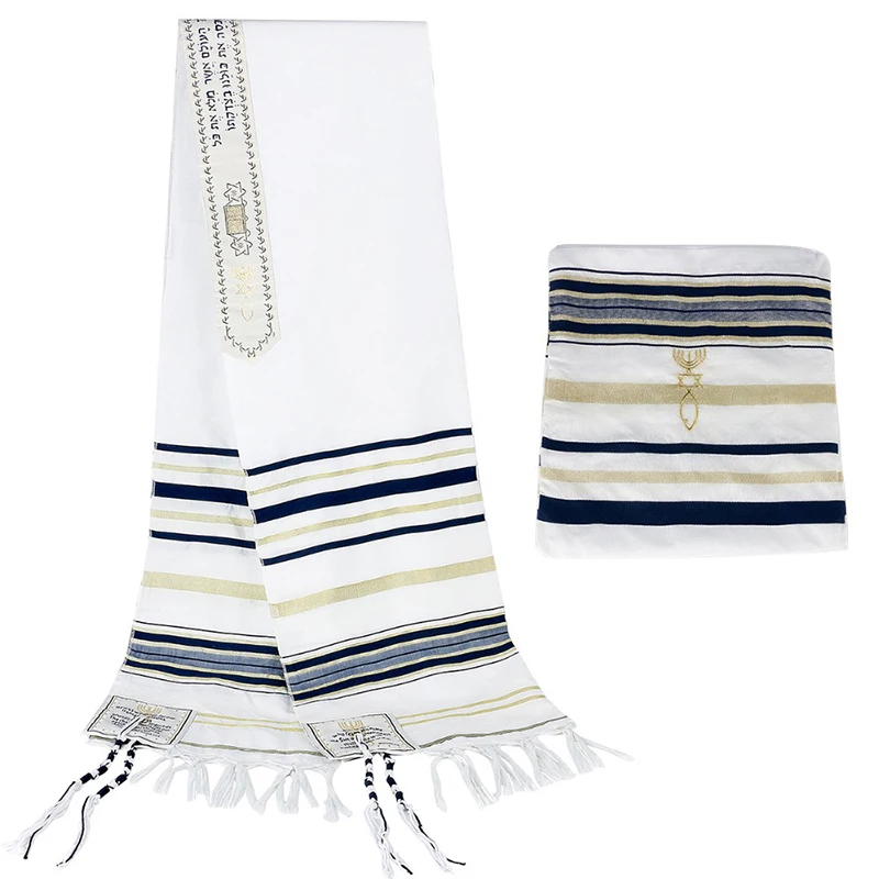 Tallit Prayer Shawl For Women LadiesMen Jewish lsrael Talit Bag Tallis Tassel lsraeliPraying Scarf Prayer Shawl Talis