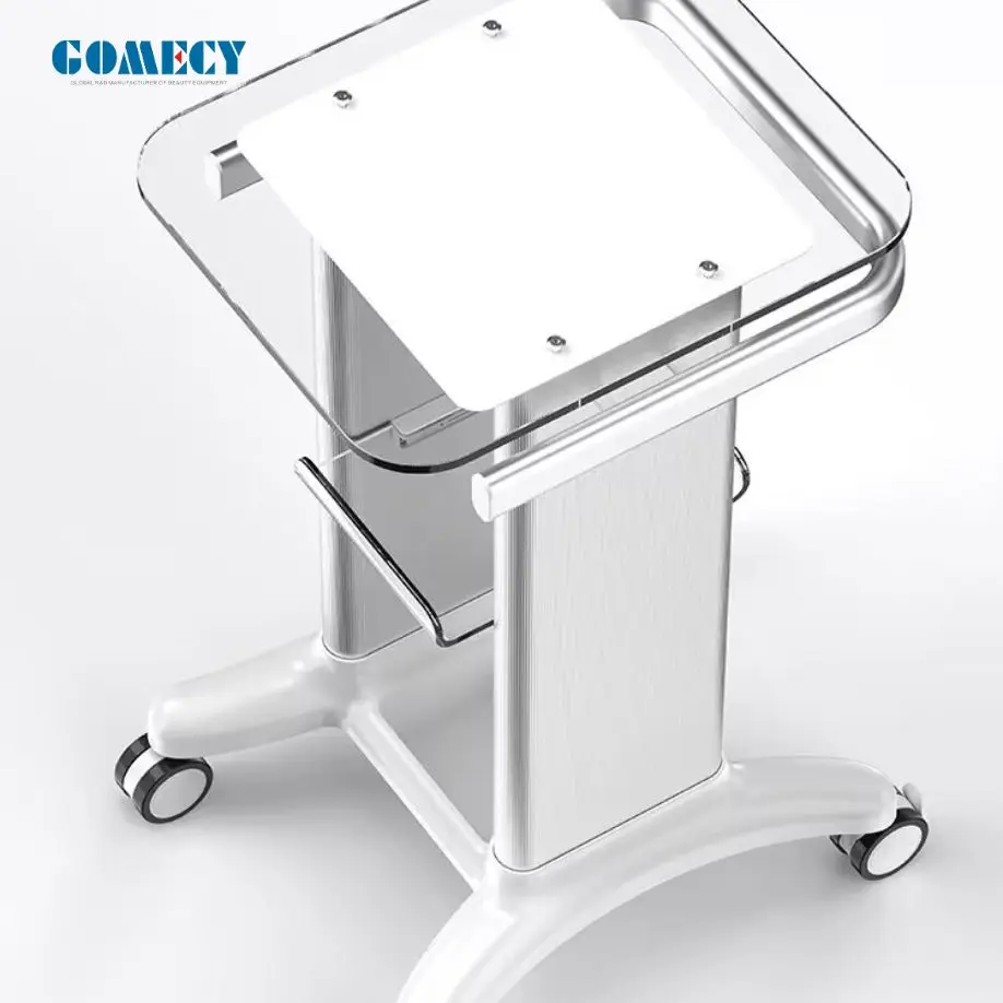 

Top Quality Beauty Devices Aesthetic Cart Trolley 4 Wheels Facial Hairdressing Salon Physiotherapy Device Trolley