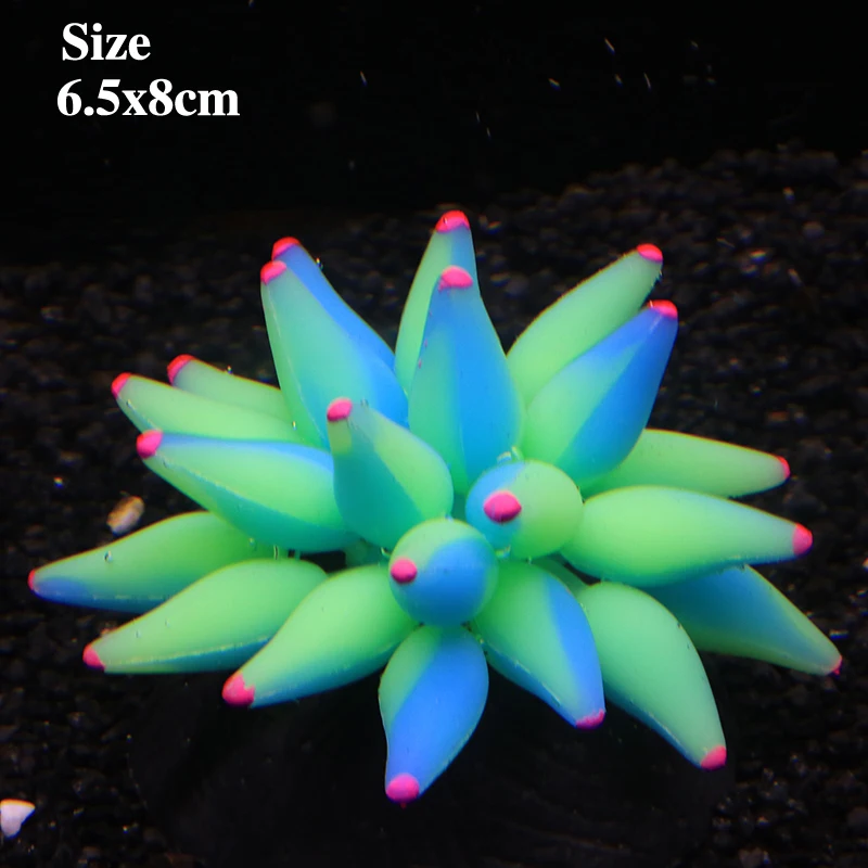 Fluorescent Bubble Coral Luminescence Effect Succulent Coral Fish Tank Aquarium Underwater World Plant Decoration Accessories