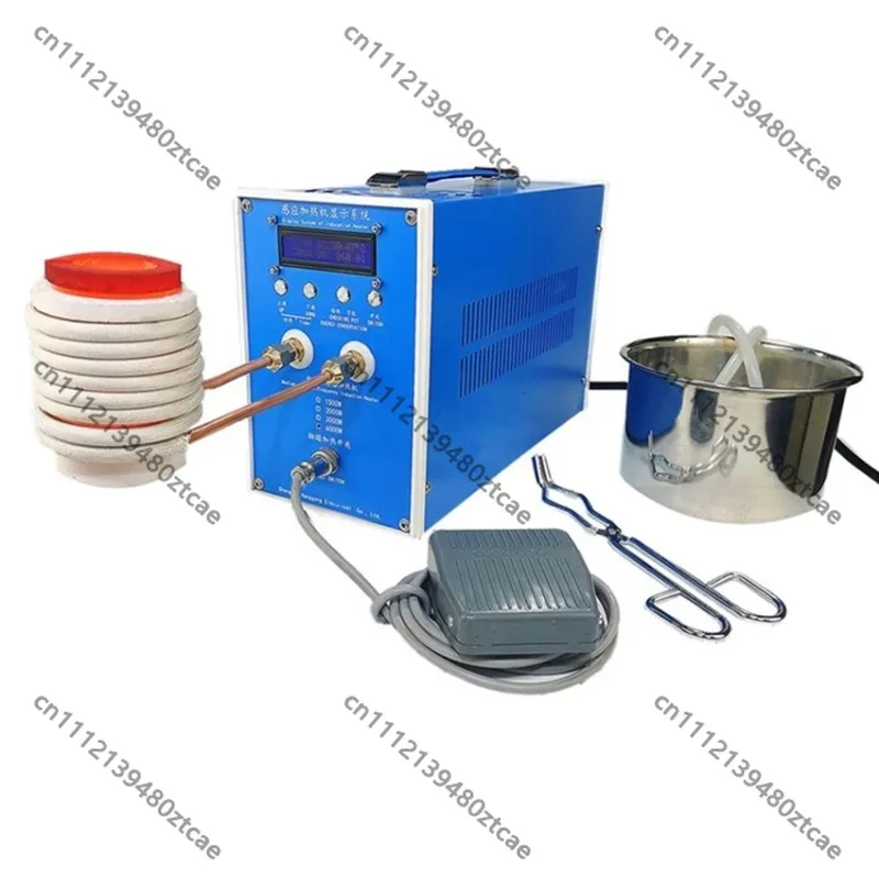 2KW/3KW High Frequency Induction Heater, Metal Melting Furnace, Industrial Heating Equipment for Gold Silver Copper Smelting