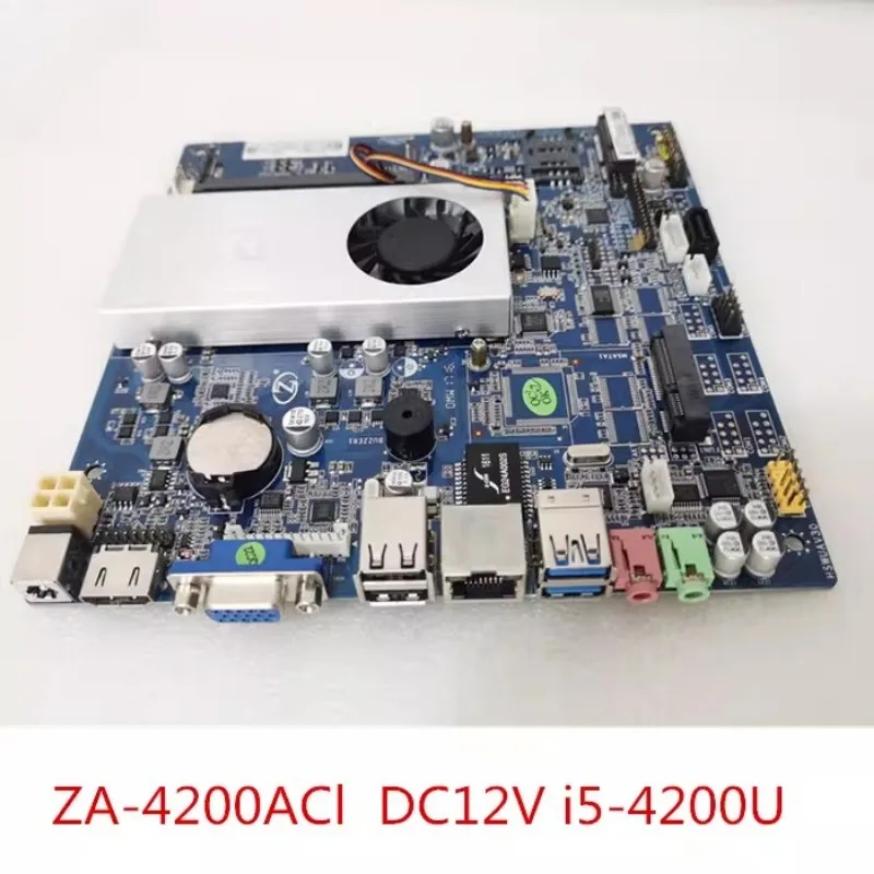 Control Main Board I5-4200U Integrated Machine Industrial Control Main Board HDMI Interface DC12v Power Supply LVDS