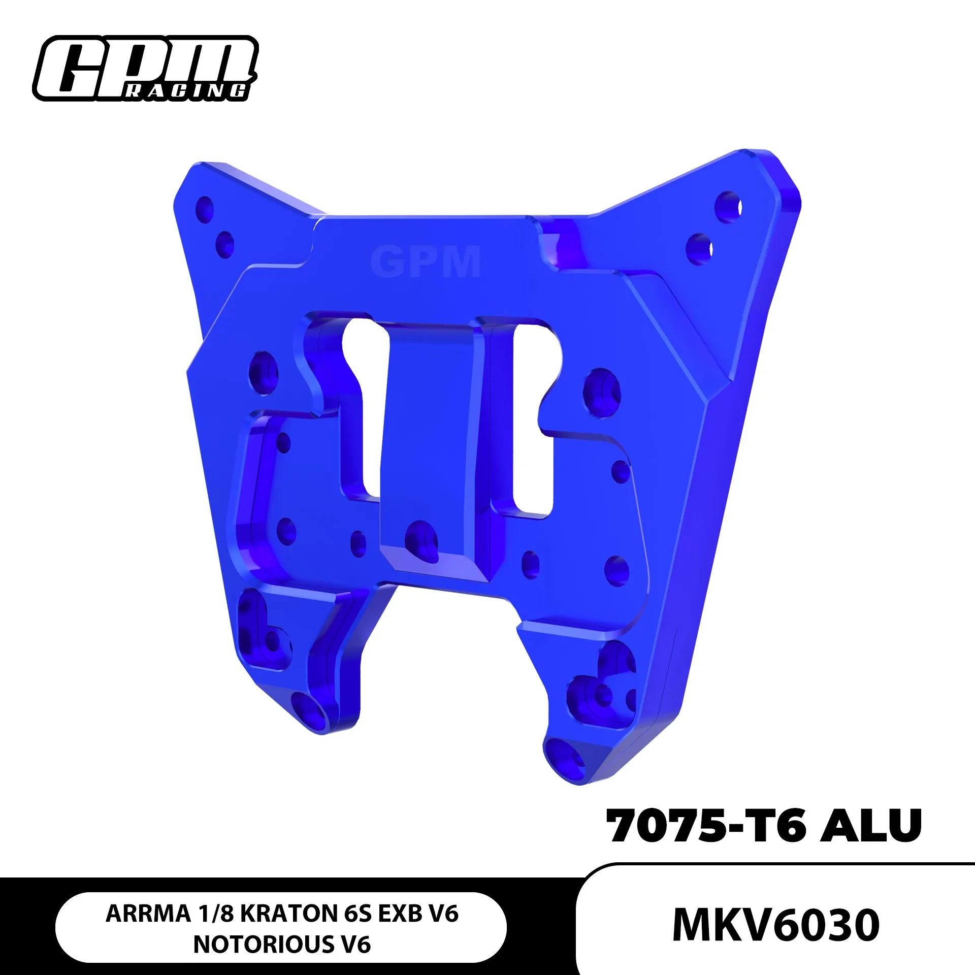 

ARRMA 1/8 Kartun 6S EXB V6/V2 Bully Wanderer V6 Алюминиевый сплав 7075 Пластина задней подвески