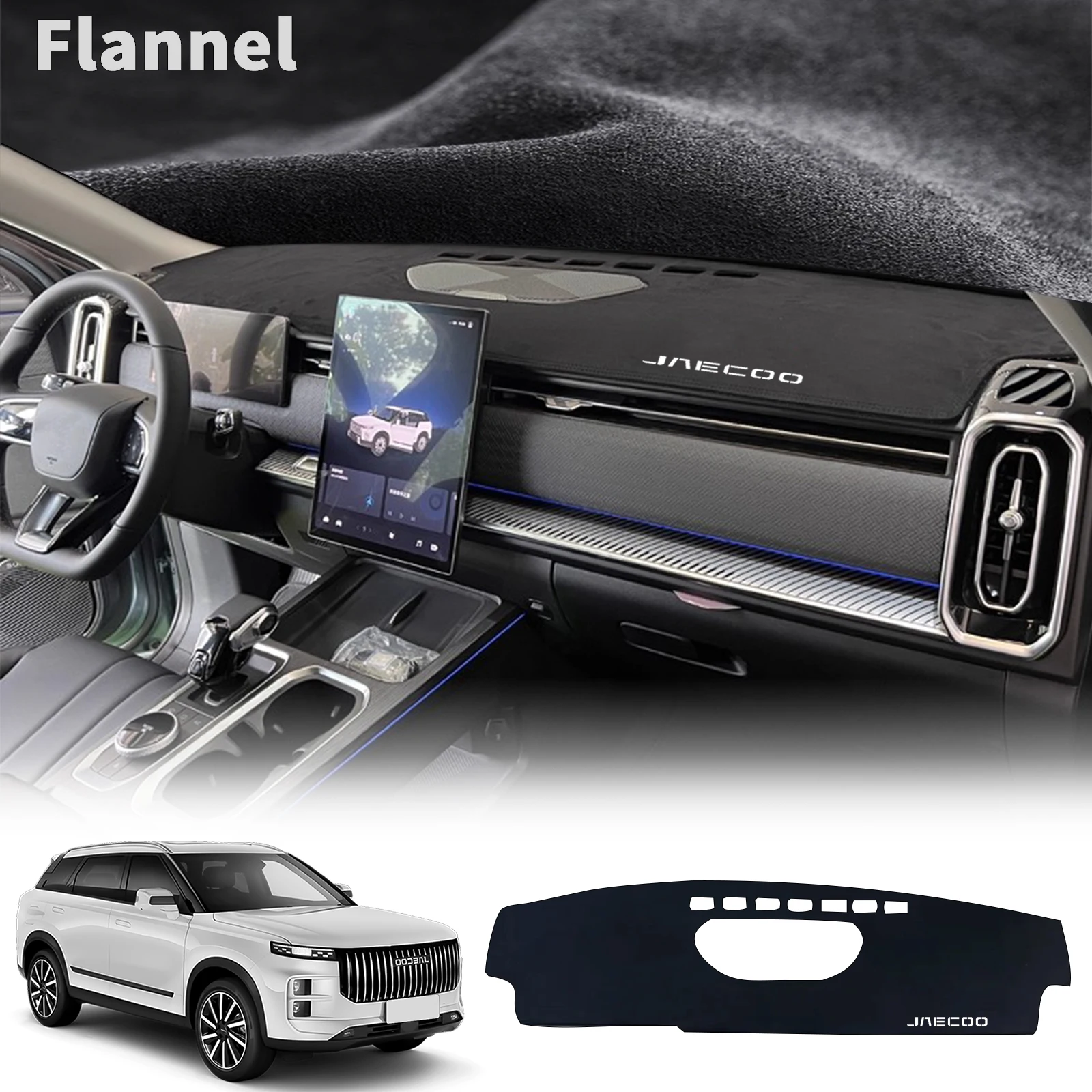 

Accessories for 2024 2025 2026 Jaecoo J7 7 Chery Tansuo 06 Car Dashmat Dashboard Cover Pad DashMat Sunshade Protective Carpet