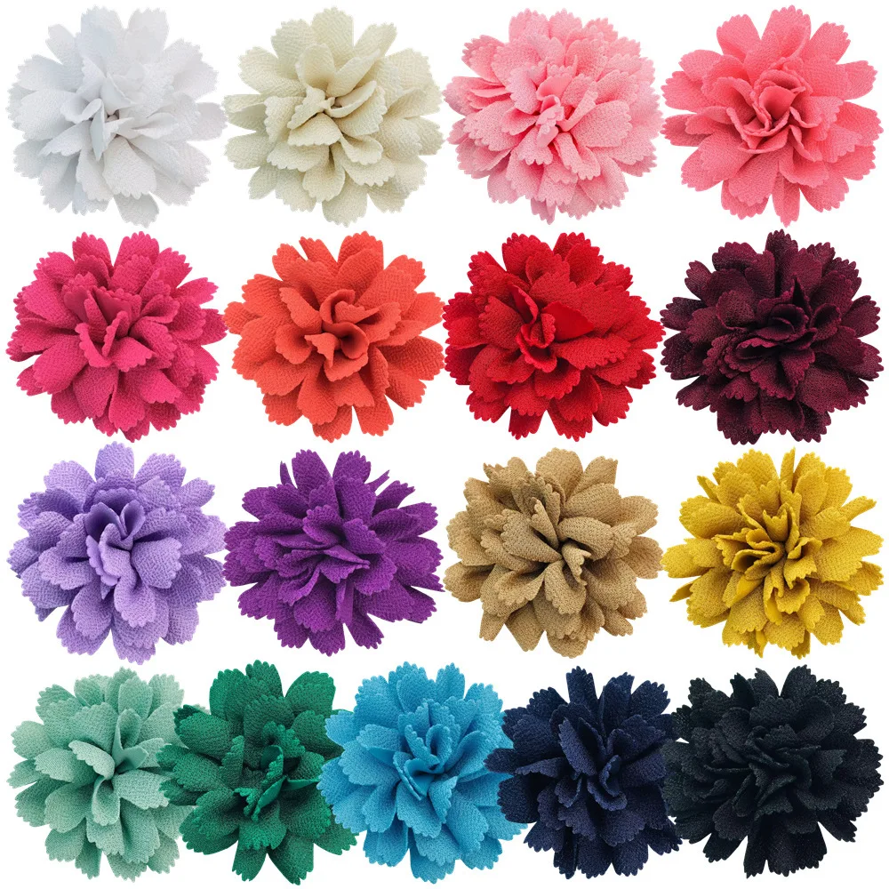 

300 шт., 8 см, высококачественный жемчужный лен, ручная работа, завитый цветок, трехмерная корсажная обувь, шляпа с цветком, головной убор с цветком, одежда