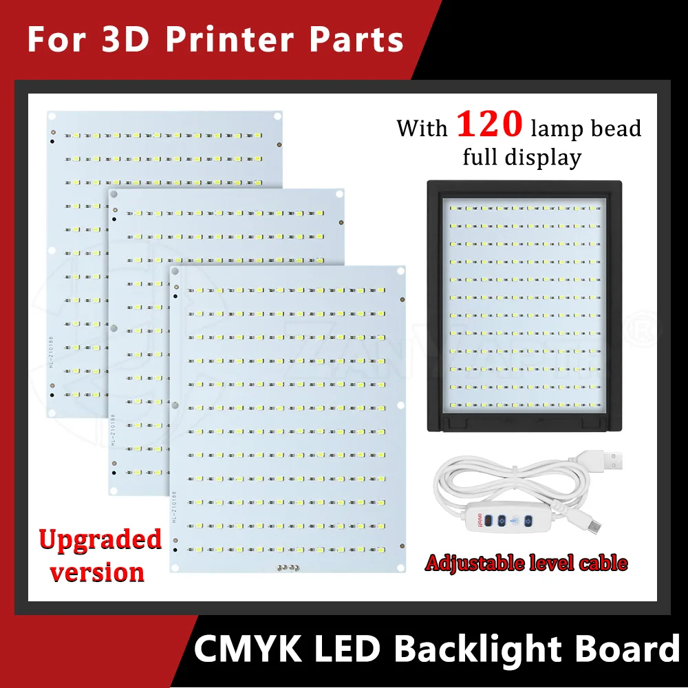 NEW upgraded version Lithophane Led Panel CMYK LED Backlight Board CMYK Lithophane for bambu lab 3d Printer Accessories