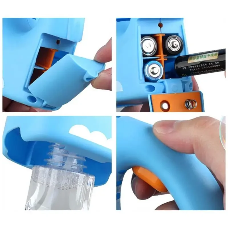 Pistolet à bulles en forme d'éléphant mignon, Machine à bulles de savon, souffleur, jouets soufflants pour bébé, jeux de plein air amusants et portables pour enfants