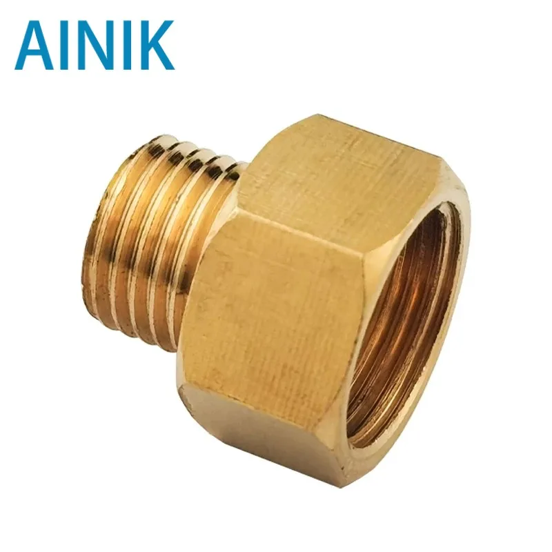 1PCS Male to Female Thread Brass Pipe Connectors Brass Coupler Adapter Threaded Fitting 1/8\