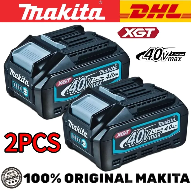 

Makita 40V Battery BL4040 BL4050, 4.0Ah 5.0Ah Rechargeable Li-ion Battery Pack for Makita 40V Max XGT Power Tools