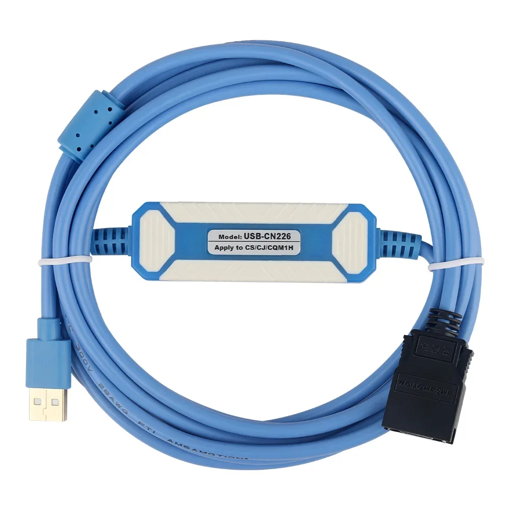 USB-CN226 Gold-plated Version Programming Cable Suitable for Om ron PLC CS/CJ/CQM1H/CPM2C CJ1M CS1G CS1W Data Download Line