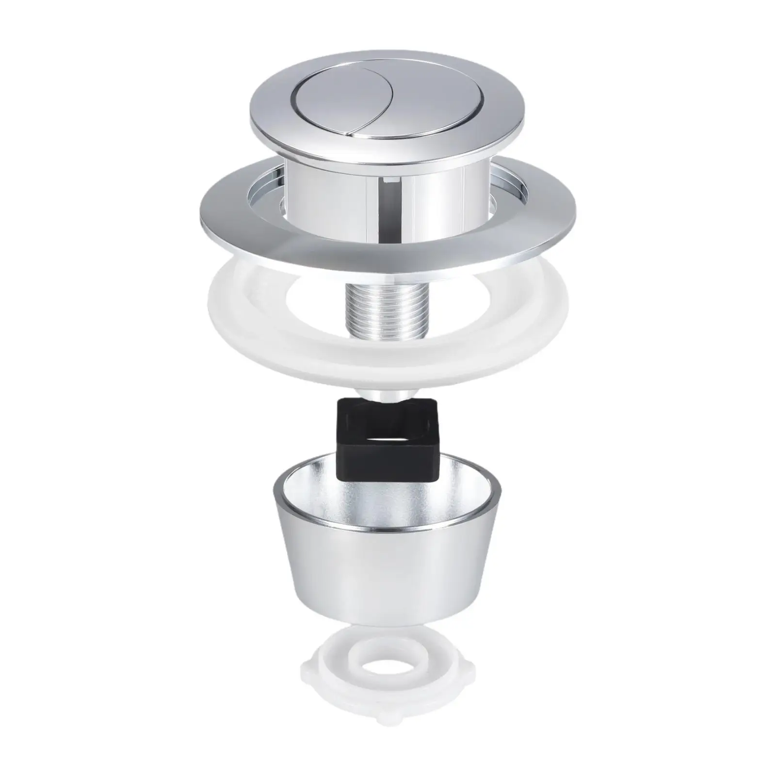 Toilet Flush Valves Fitting Flusher Double Push Toilet Tank Button Accessory Water Saving Flush Valve Fitting for Home Bathroom