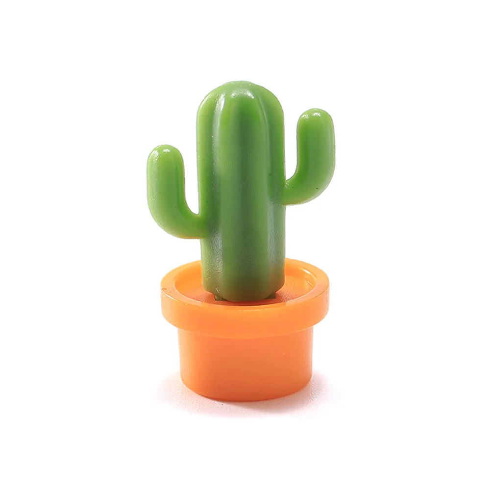 

6 Pcs Cactus Fridge Magnets Sturdy 3d Magnetic Sticker for Whiteboard Kitchen Decoration Metallic Surface Note Memo Home Office
