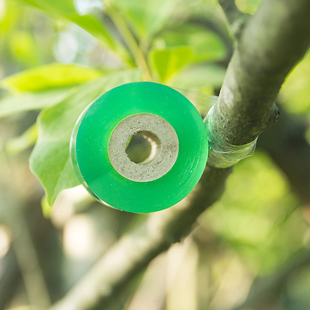 2Cm X 100M / 1 Roll Enten Tape Tuingereedschap Fruit Boom Snoeischaar Engraft Tak Tuinieren Binden Riem pvc Tie Tape 2Cm 3Cm 5Cm