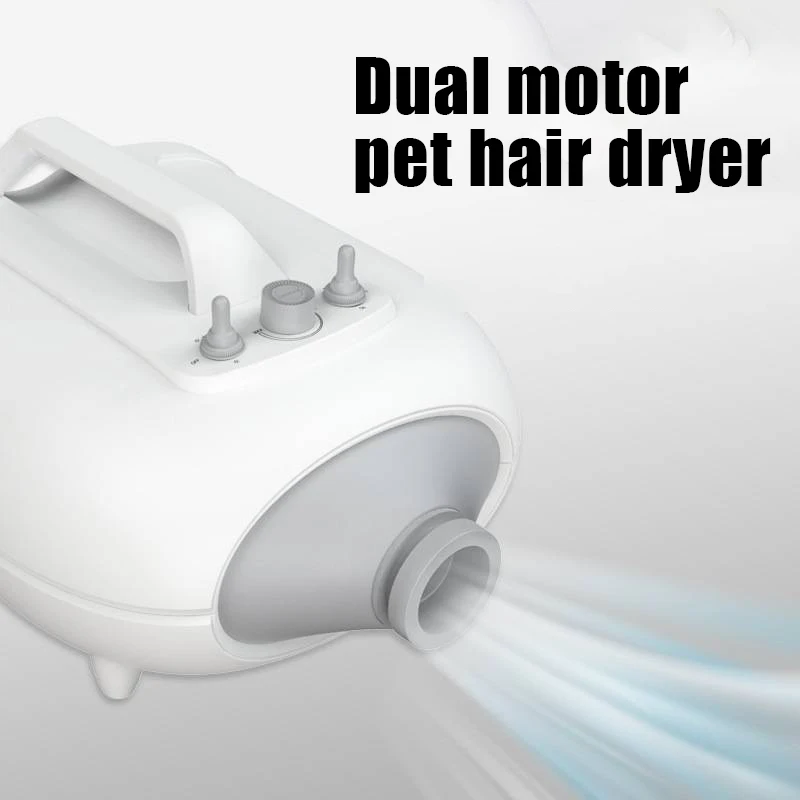 2024 New Dual Motor Pet Hair Dryer for Dogs High Power Silent and Large Scale Dog Specialized Hair Dryer Cat Dryer