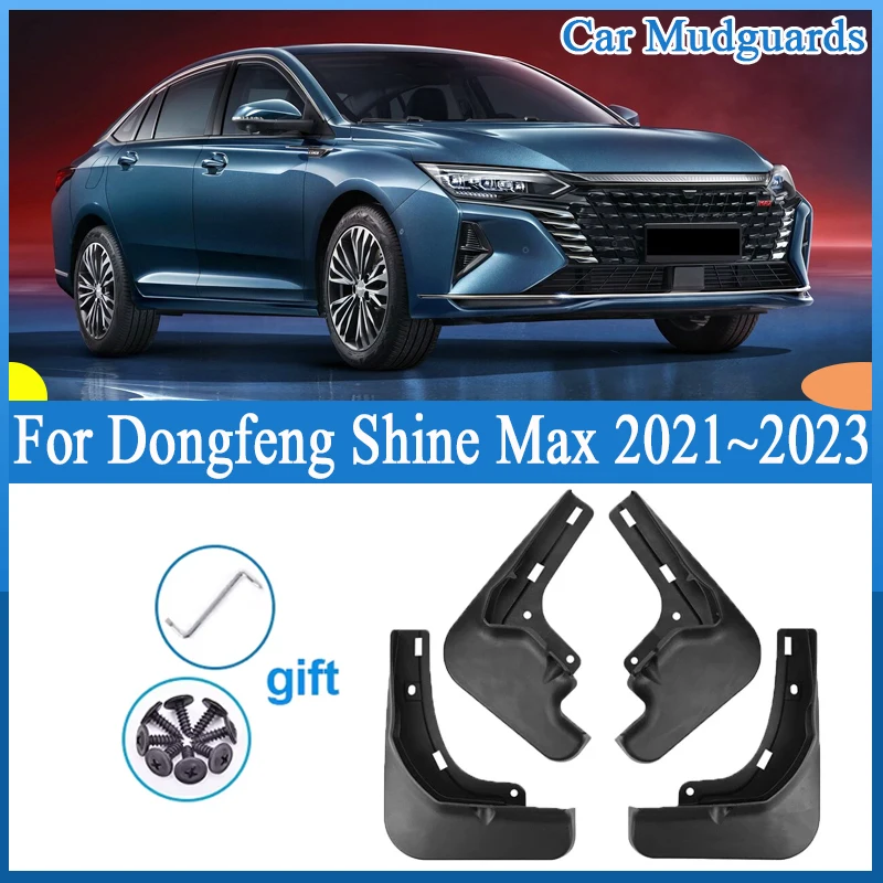 

For Dongfeng Shine Max Accessories 2021 2022 2023 Aeolus Yixuan Max Car Mudguards Splash-proof Parts Front Rear Mudflap Fender