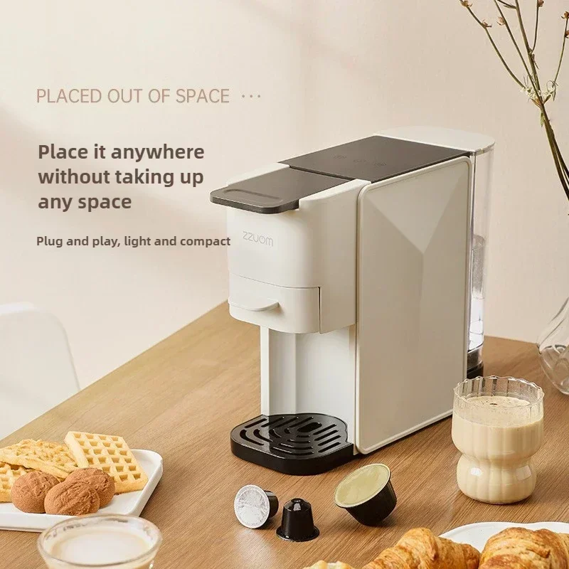 ZZUOM CM6891 Fully Automatic Nestle Capsule Coffee Machine Small Office Desktop Italian Concentrated Capsule Machine 220 Origina