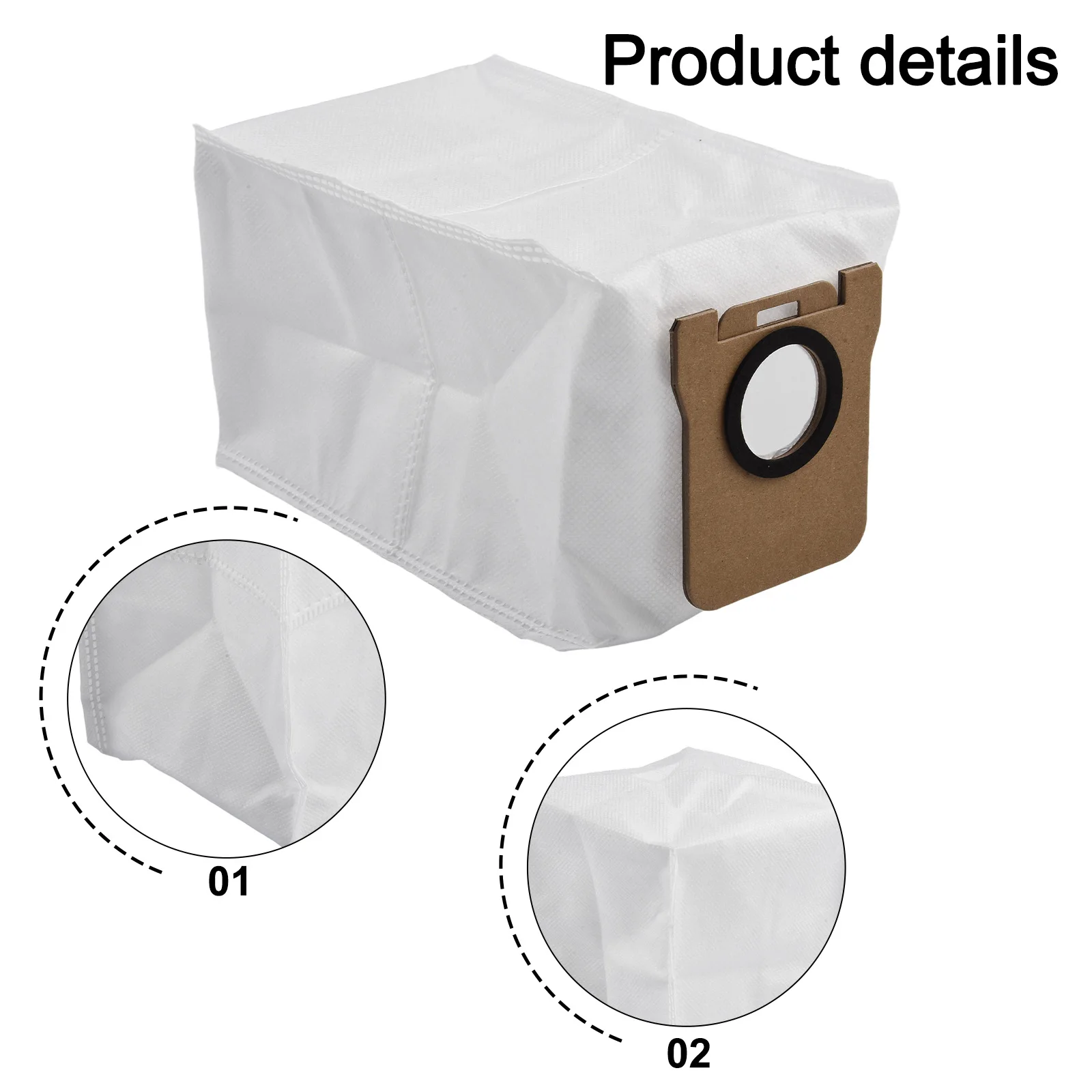 Sustainable Non Woven Dust Collection Solutions Compatible with Various For Robotic Vacuum Brands Including the Latest Models